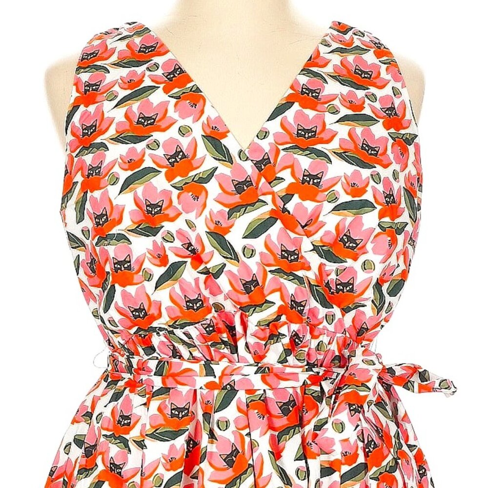 Modcloth "Instant Energy" Faux-Wrap Dress in Hide & Purr